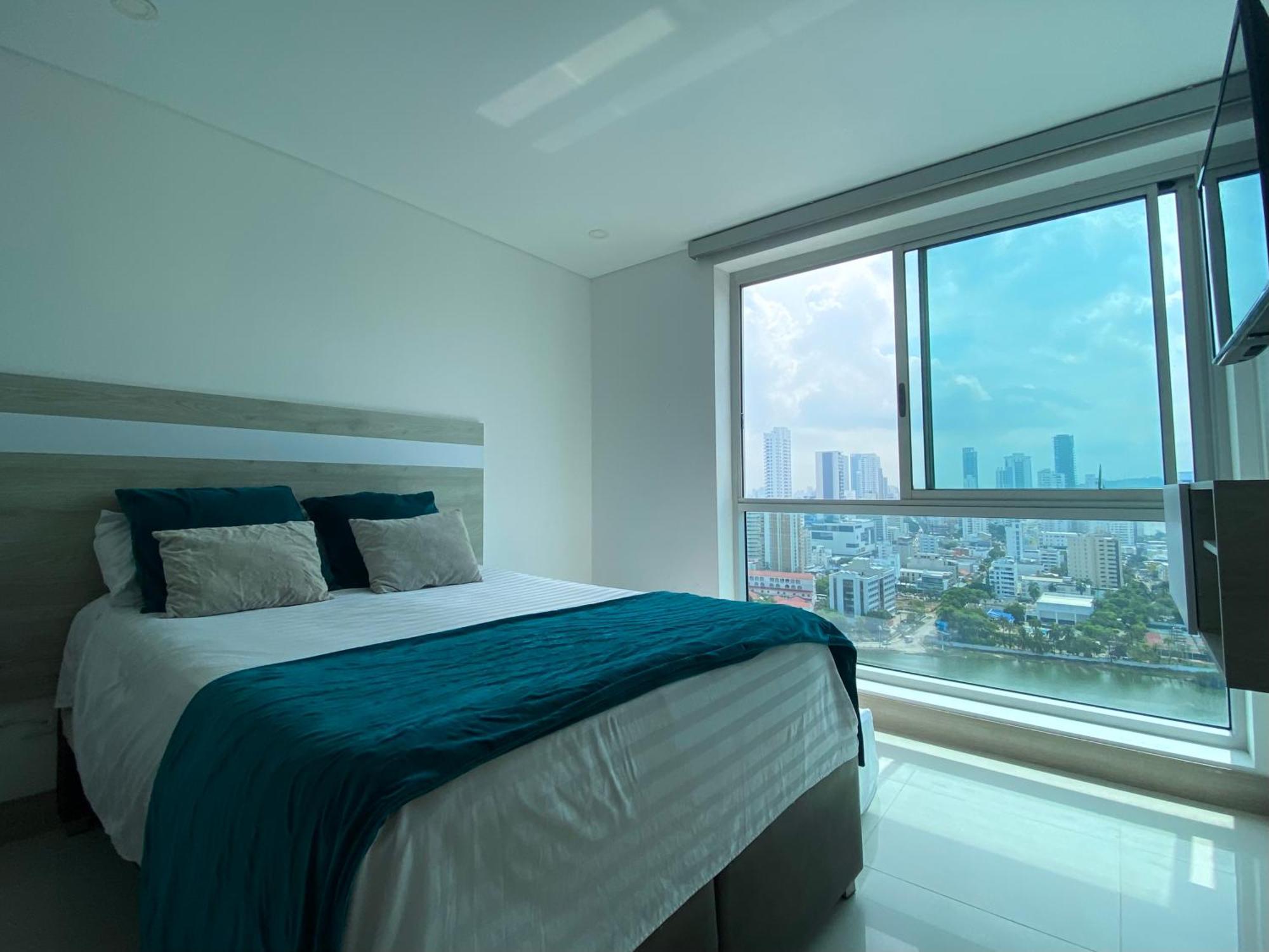Apartamento En Cartagena Con Vista Al Mar Bagian luar foto