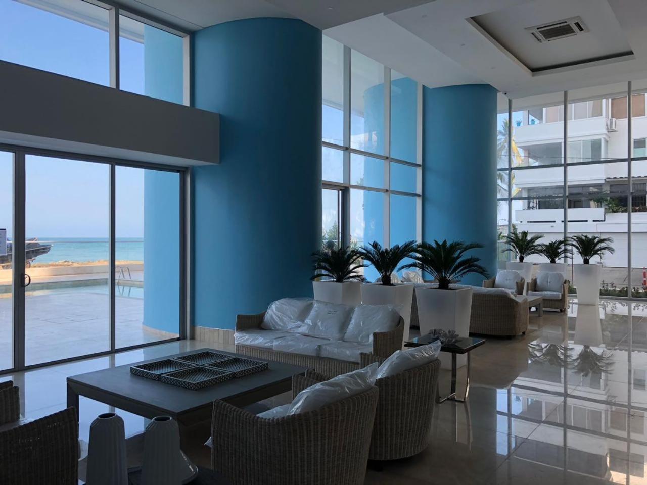 Apartamento En Cartagena Con Vista Al Mar Bagian luar foto